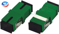 Green Simplex Single Mode Fiber Adapter LC UPC Ke SC APC