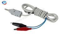 1.5M 2 Pole Test Cord ABS Plastic Krone Test Plug Untuk Telekomunikasi