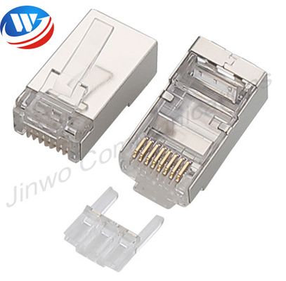 STP Plug Rj45 Modular Plug Boot Transparan Male To Male Ethernet Connector
