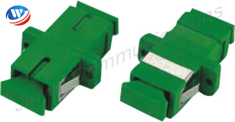 Konektor Adaptor Serat Optik PVC SC Ke LC Singlemode Simplex Green